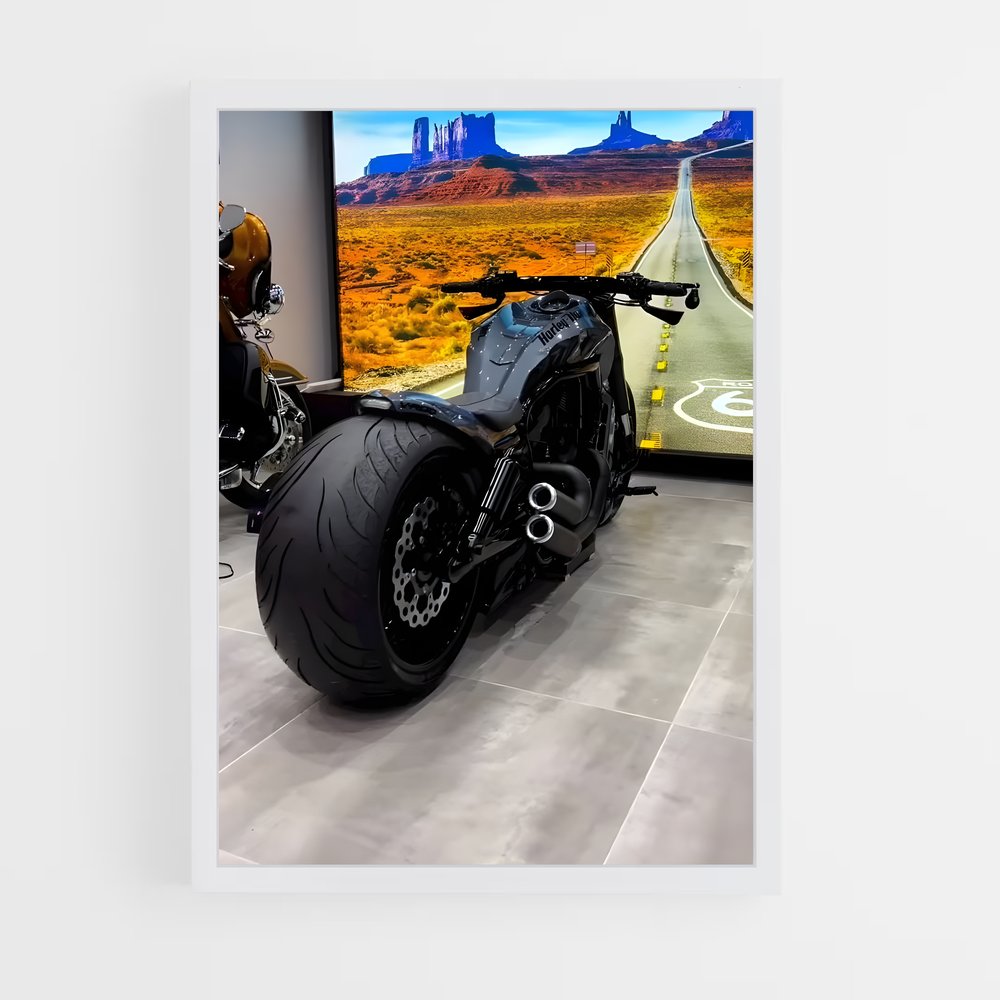 Poster moto Harley Davidson légendaire – affiche Harley-Davidson (vue 3)